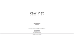 Desktop Screenshot of cawi.net