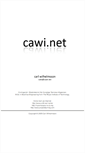 Mobile Screenshot of cawi.net