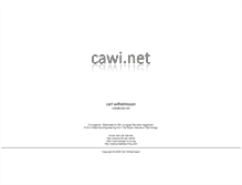 Tablet Screenshot of cawi.net